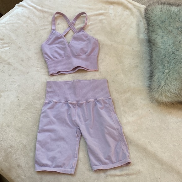 COPY - 🌺free people Good karma bra and biker short set - Picture 16 of 16